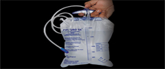 URINE DREANAGE BAG,With Non-Return Value and Drainage Outlet
